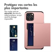 imoshion Coque arrière avec porte-cartes Apple iPhone 14 - Rose Doré