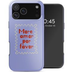 Selencia Coque arrière Vivid avec MagSafe Apple iPhone 17 Pro Max - More Amor