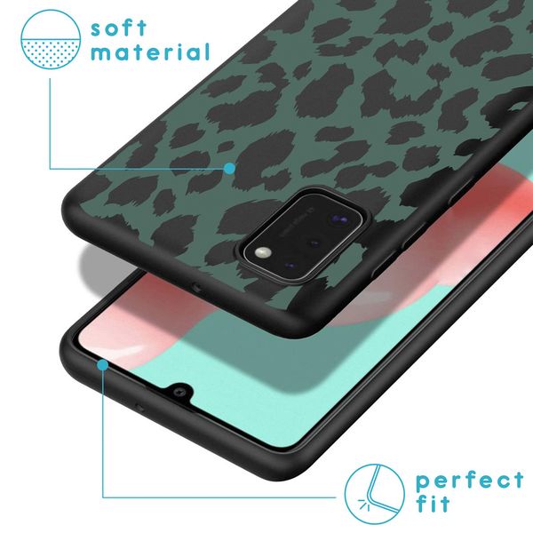 imoshion Coque Design Samsung Galaxy A41 - Green Leopard