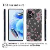 imoshion Coque Design Xiaomi Redmi Note 12 Pro (5G) - Blossom Watercolor