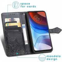 imoshion Etui de télephone Mandala Motorola Moto E7i Power - Noir