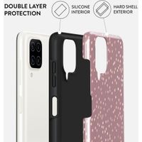 Burga Coque arrière Tough Samsung Galaxy A12 - Hot Cocoa