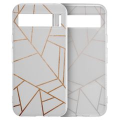 imoshion Coque Design Google Pixel 8a - White Graphic