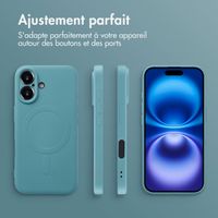 imoshion Coque Couleur avec MagSafe Apple iPhone 16 - Smoke Green