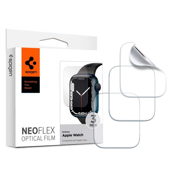 Spigen Neo Flex Optical Film protecteur d'écran (3 Pack) Apple Watch Series 4-9 / SE - 44/45 mm