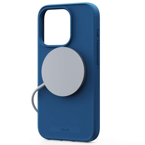 Njorð Collections Coque Slim MagSafe iPhone 15 Pro - Blue