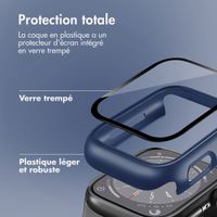 imoshion Coque rigide à couverture complète Apple Watch 7 / 8 / 9 - 41 mm - Bleu foncé