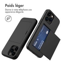 imoshion Coque arrière avec porte-cartes iPhone 14 Pro - Noir