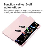 imoshion Coque tablette rigide Trifold iPad Pro 13 (2024) M4 - Rose