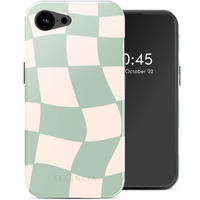 Selencia Coque arrière Vivid avec MagSafe Apple iPhone 16e - Groovy Sage Green