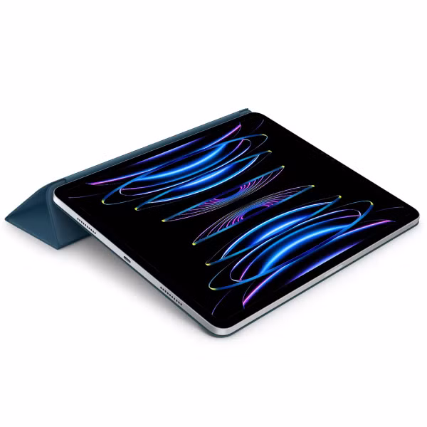 Apple Smart Folio Apple iPad Air 13 pouces (2025) M3 / (2024) M2 / iPad Pro 12.9 (2020/2021/2022) - Marine Blue