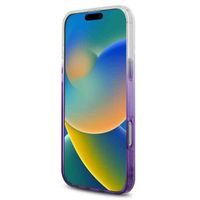 Guess Coque MagSafe IML Glitter Gradient Apple iPhone 16 Pro Max - Purple