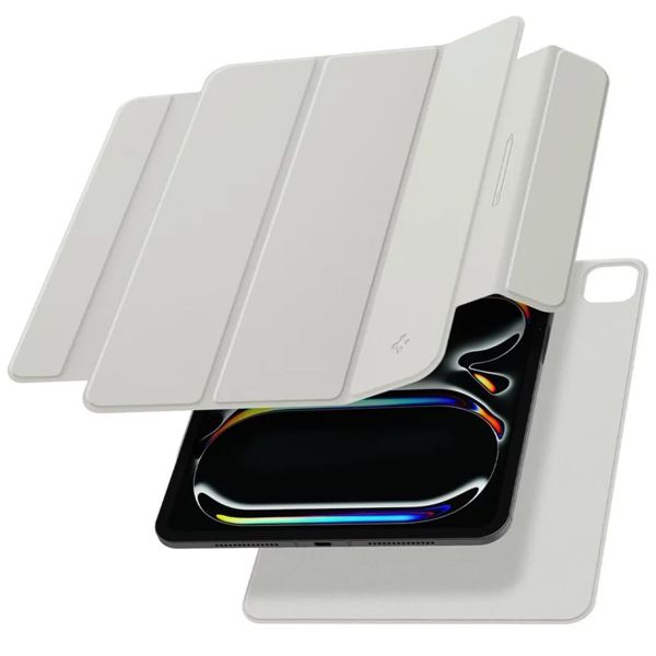 Spigen Air Skin folio OneTap Apple iPad Pro 11 (2025) M5 / (2024) M4 - Gris