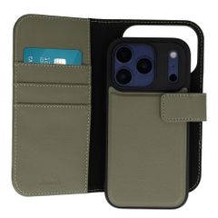 imoshion Étui portefeuille luxe 2-en-1 amovible Apple iPhone 17 Pro - Vert