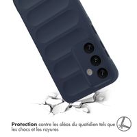 imoshion Coque arrière EasyGrip Samsung Galaxy S24 Plus - Bleu foncé