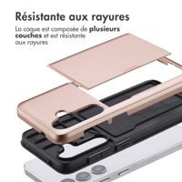 imoshion Coque arrière avec porte-cartes Samsung Galaxy S25 - Rose Dorée