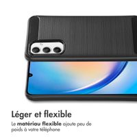 imoshion Coque Brushed Samsung Galaxy A34 (5G) - Noir