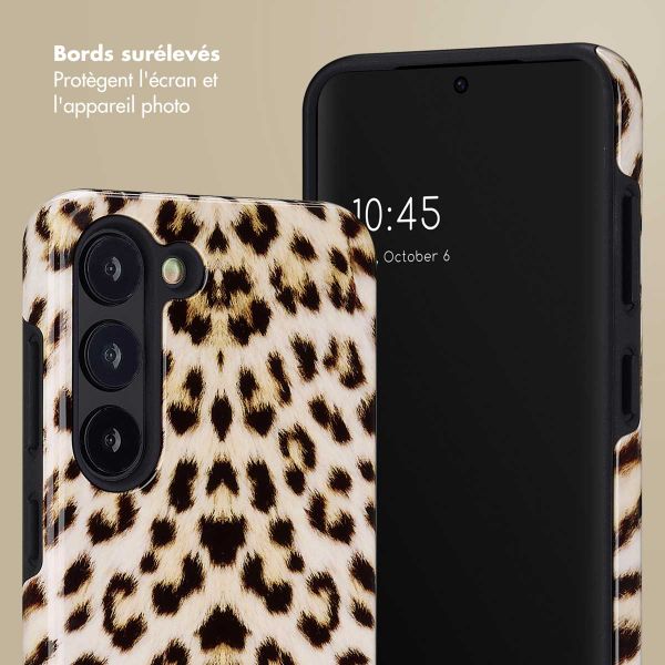 Selencia Coque arrière Vivid Tough Samsung Galaxy S23 - Wild Leo