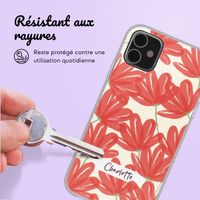 Coque personnalisée avec des fleurs iPhone 11 - Transparent