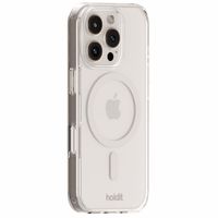 Holdit Coque MagSafe iPhone 16 Pro Max - Blanc / Transparent