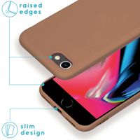 imoshion Coque Couleur iPhone SE (2022 / 2020) / 8 / 7 - Taupe