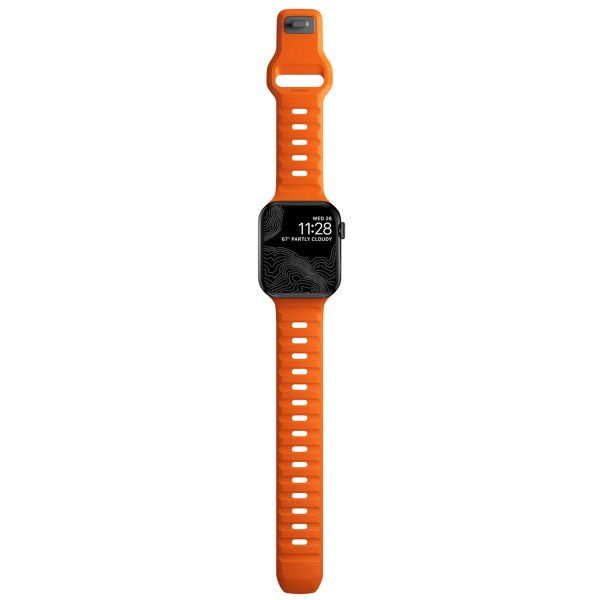 Nomad Bracelet Sport FKM Apple Watch Series 1 á 9 / SE (38/40/41 mm) | Series 10 (42 mm) - Ultra Orange