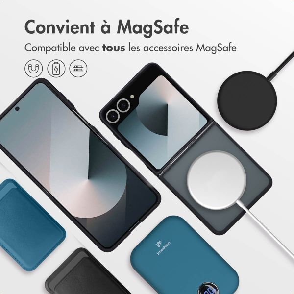 imoshion Coque Color Guard avec MagSafe Samsung Galaxy Z Flip 7 - Noir