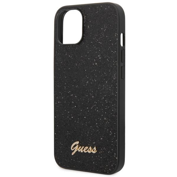 Guess Coque Glitter Flakes Apple iPhone 14 - Noir