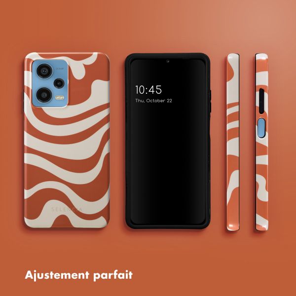 Selencia Coque arrière Vivid Tough Xiaomi Redmi Note 12 Pro - Dream Swirl Orange