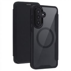 imoshion Bookcase transparente avec MagSafe Samsung Galaxy A57 (5G) - Noir