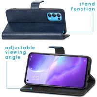 imoshion Étui de télephone portefeuille Oppo Find X3 Lite - Bleu foncé