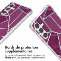 imoshion Coque Design avec cordon Samsung Galaxy S24 Plus - Bordeaux Graphic