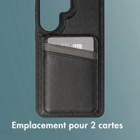 imoshion Coque arrière avec porte-cartes et support Samsung Galaxy S26 Ultra - Noir