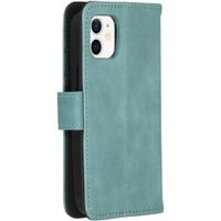 imoshion Étui de télephone portefeuille de luxe Apple iPhone 12 Mini - Bleu clair