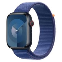 Apple Bracelet Sport Loop Apple Watch | 44/45/46/49 mm - Ocean Blue / Starlight / Pink Pomelo - Tan