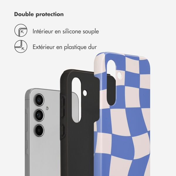 Selencia Coque arrière Vivid Samsung Galaxy A55 - Groovy Sapphire Blue