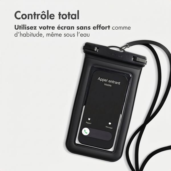 imoshion Floating Waterproof Pouch - Coque de téléphone universelle étanche - Noir