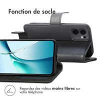 imoshion Étui de télephone portefeuille de luxe Oppo Reno 13 - Noir