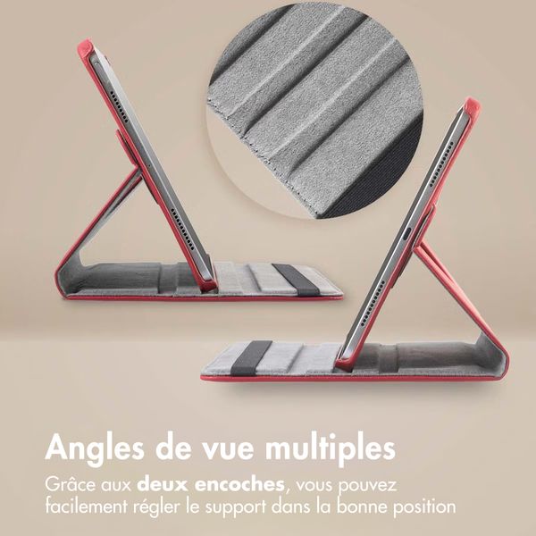 imoshion Coque tablette rotatif à 360° Samsung Galaxy Tab A11 - Rouge