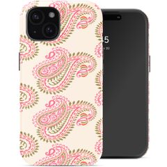 Selencia Coque arrière Vivid avec MagSafe Apple iPhone 15 - Paisley Blush