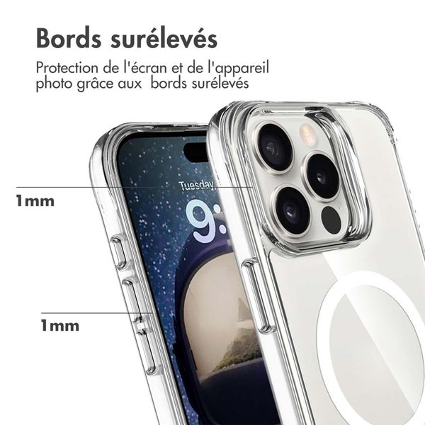imoshion Coque Rugged Air MagSafe Apple iPhone 16 Pro Max - Transparent