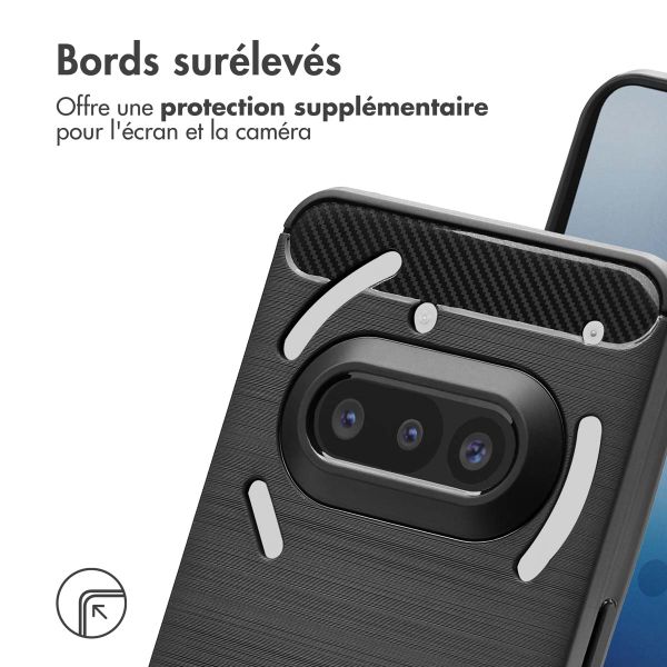 imoshion Coque Brushed Nothing Phone (3a) - Noir