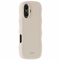 Holdit Coque Wavy iPhone 16 Plus - Light Beige