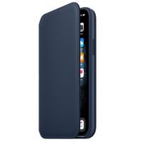 Apple Étui de téléphone Leather Folio Apple iPhone 11 Pro -Deep Sea Blue