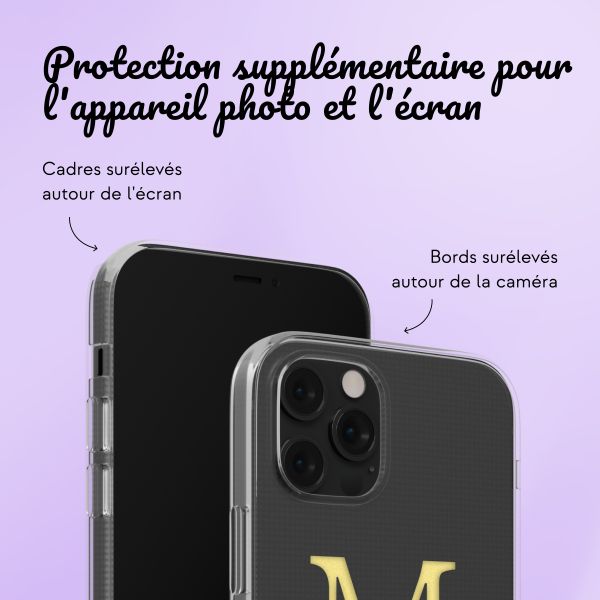 Coque avec votre propre photo et/ou texte Apple iPhone 12 (Pro) - Letter