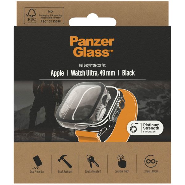 PanzerGlass Coque Full Body Apple Watch Ultra / Ultra 2 / Ultra 3 - 49 mm - Black