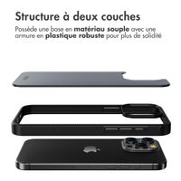 Accezz Coque Givrée Robuste Apple iPhone 15 Pro Max - Noir