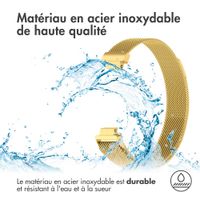 imoshion Bracelet magnétique milanais Fitbit Inspire - Taille M - Dorée