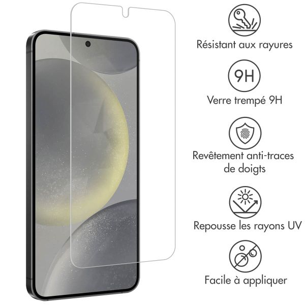 Accezz Protection d'écran en verre trempé 2-pack Samsung Galaxy S25