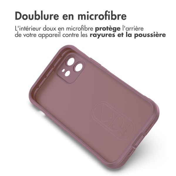 imoshion Coque arrière EasyGrip Apple iPhone 12 - Violet